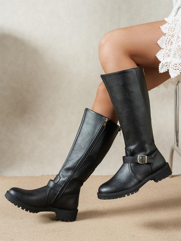 Adeline Vintage Low-Heel Boots