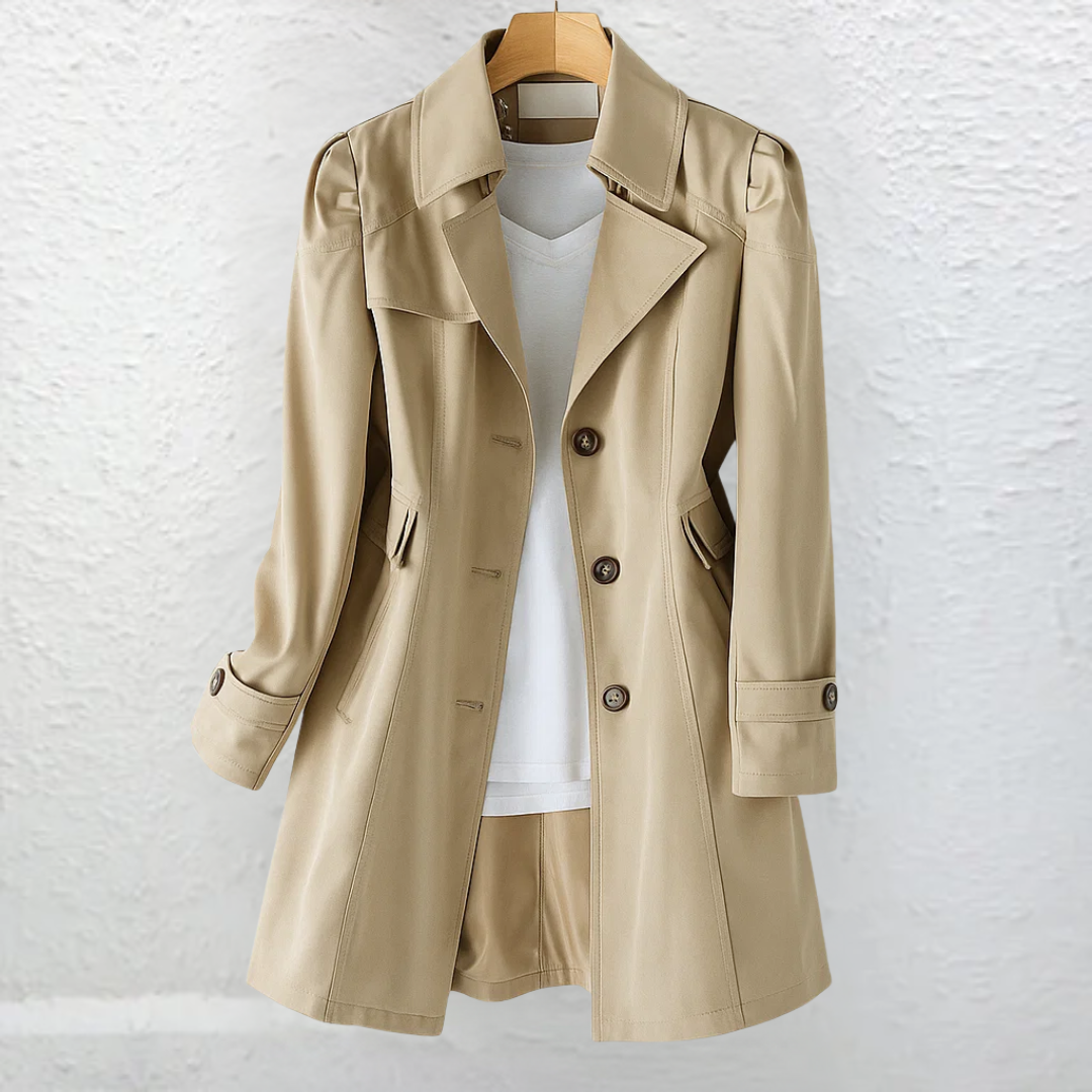 Renata Vintage Trench Collar Coat