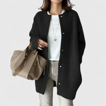 Ilaria Oversized Wool Duster Cardigan