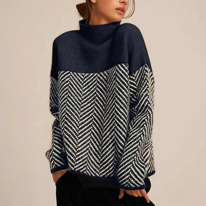 Mireya Herringbone Knit Sweater