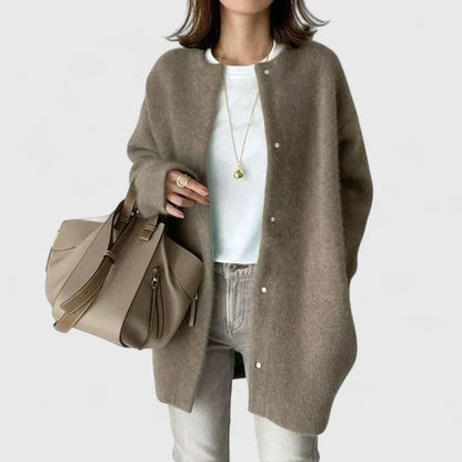Ilaria Oversized Wool Duster Cardigan
