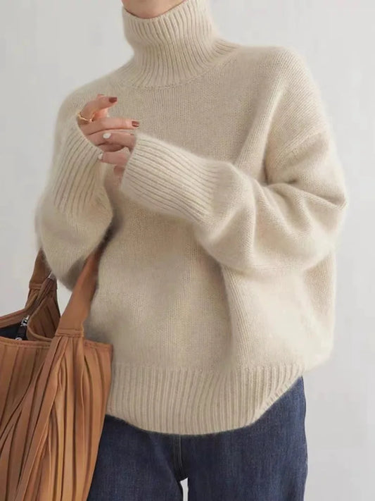 Esmeray Turtleneck Knit Sweater