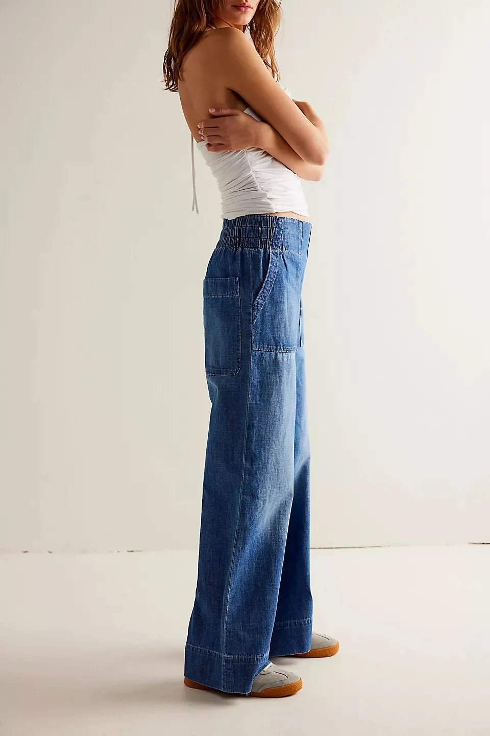 Mila High-Rise Wide-Leg Flare Jeans