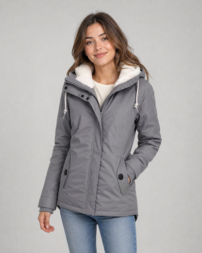Adelina Waterproof Hooded Rain Jacket