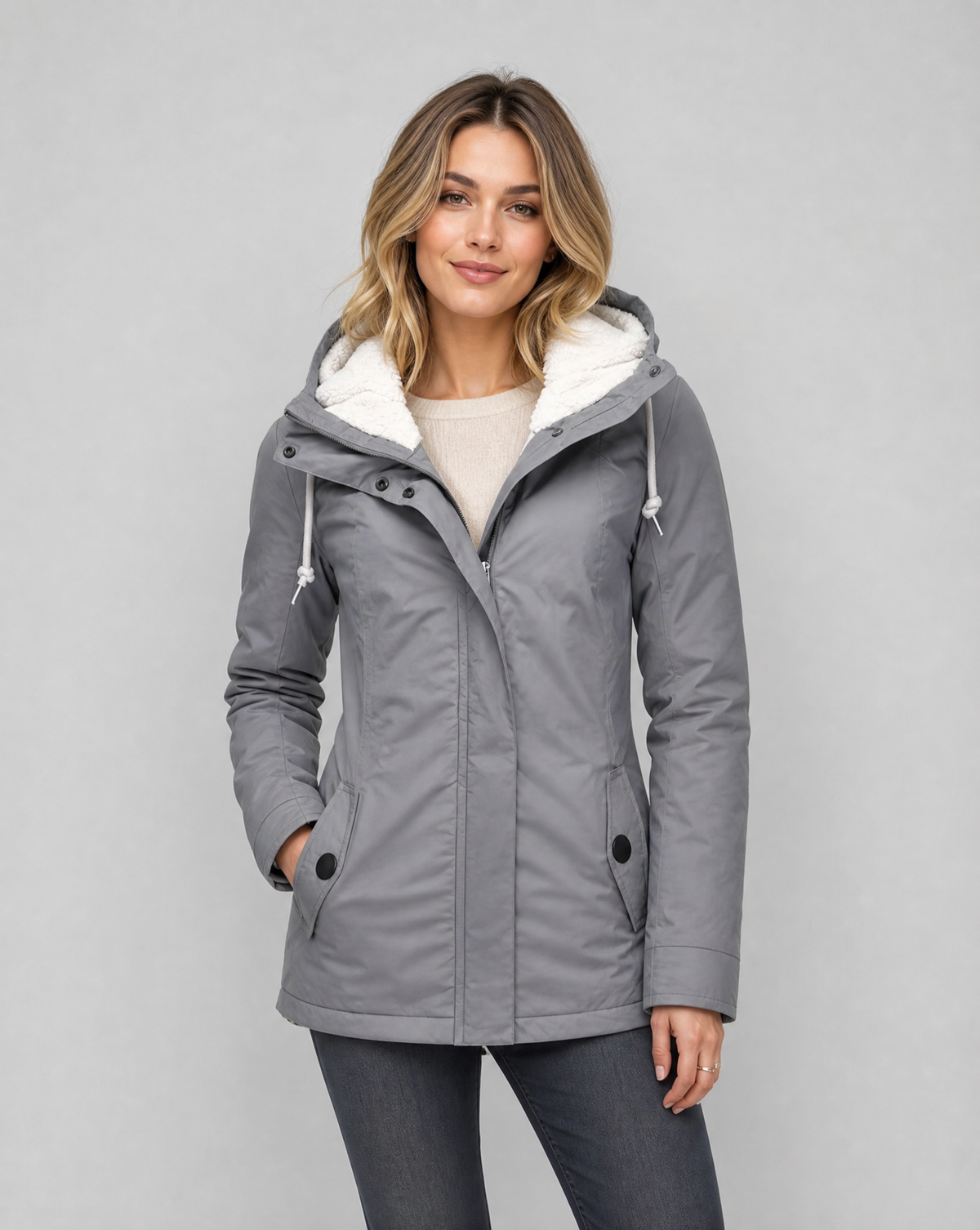 Adelina Waterproof Hooded Rain Jacket