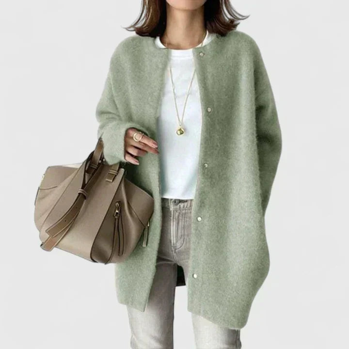 Ilaria Oversized Wool Duster Cardigan