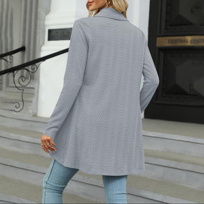 Bettina Cable-Knit Waterfall Cardigan