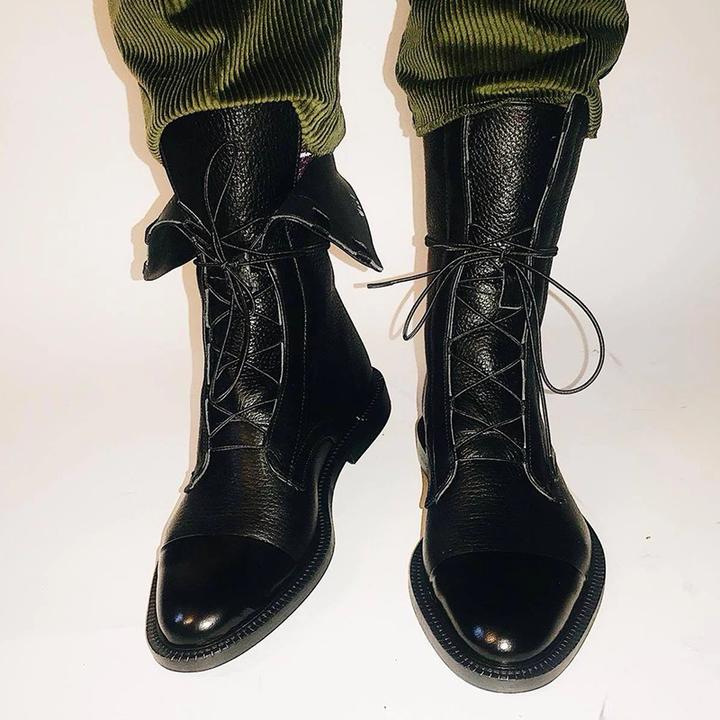 Lucienne Lace-Up Ankle Boots