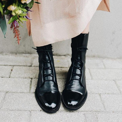 Lucienne Lace-Up Ankle Boots