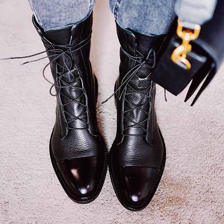 Lucienne Lace-Up Ankle Boots