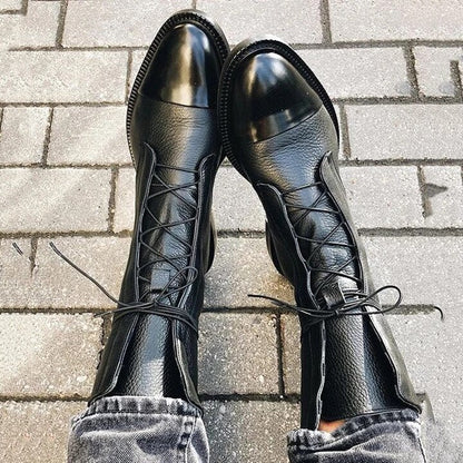 Lucienne Lace-Up Ankle Boots