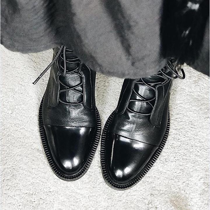 Lucienne Lace-Up Ankle Boots