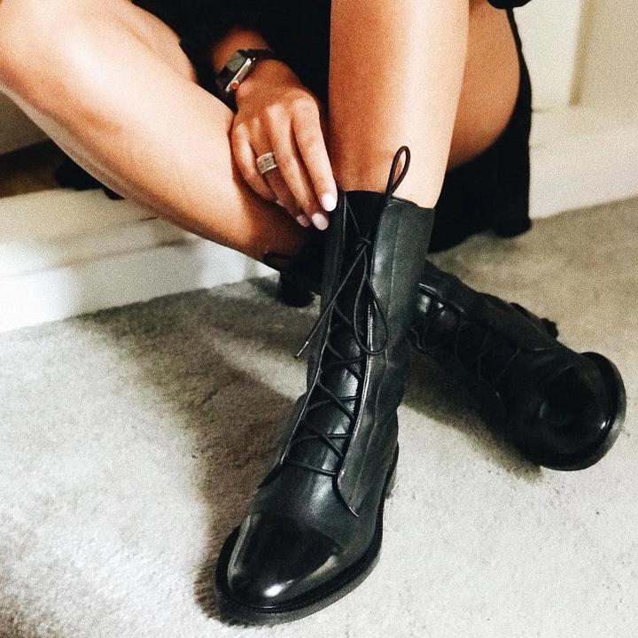 Lucienne Lace-Up Ankle Boots