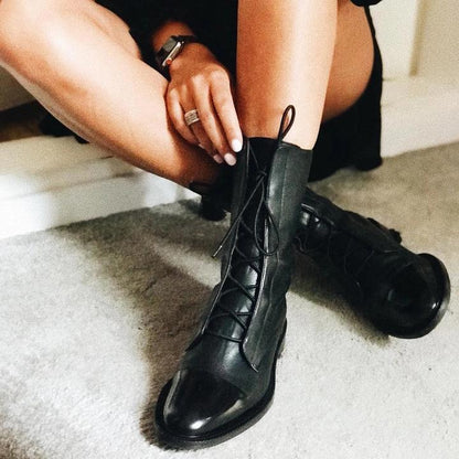 Lucienne Lace-Up Ankle Boots