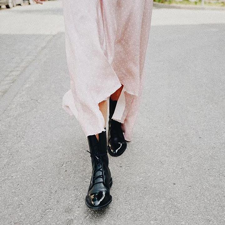 Lucienne Lace-Up Ankle Boots