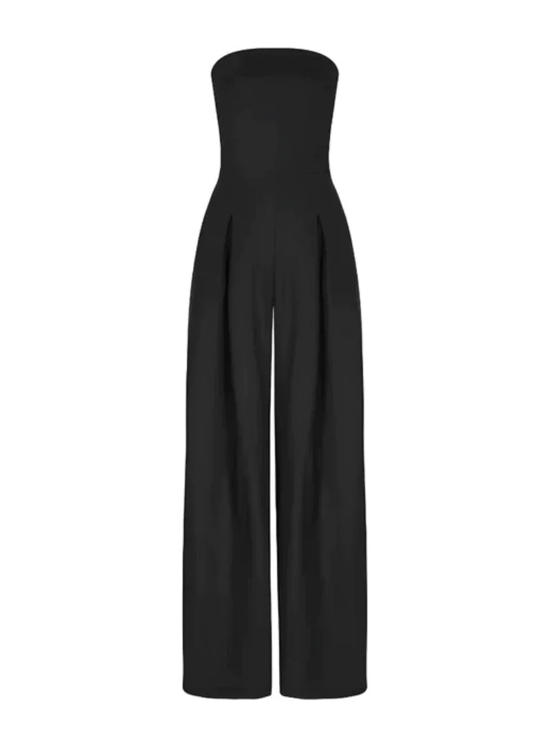 Isla Strapless Wide-Leg Jumpsuit
