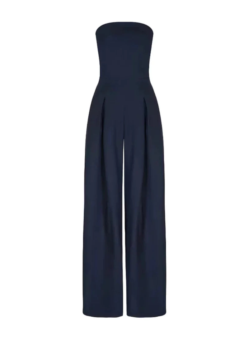 Isla Strapless Wide-Leg Jumpsuit