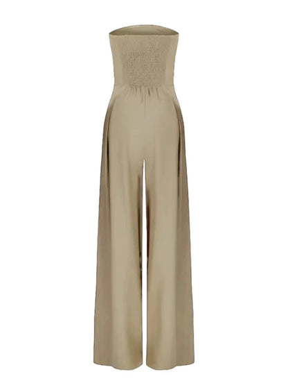 Isla Strapless Wide-Leg Jumpsuit