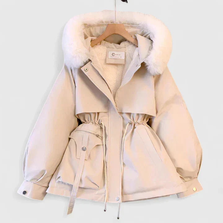 Evelina Faux Fur Hooded Parka Coat