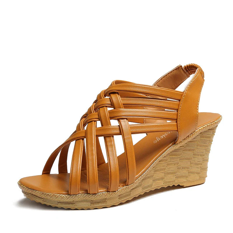 Bianca Platform Wedge Sandals
