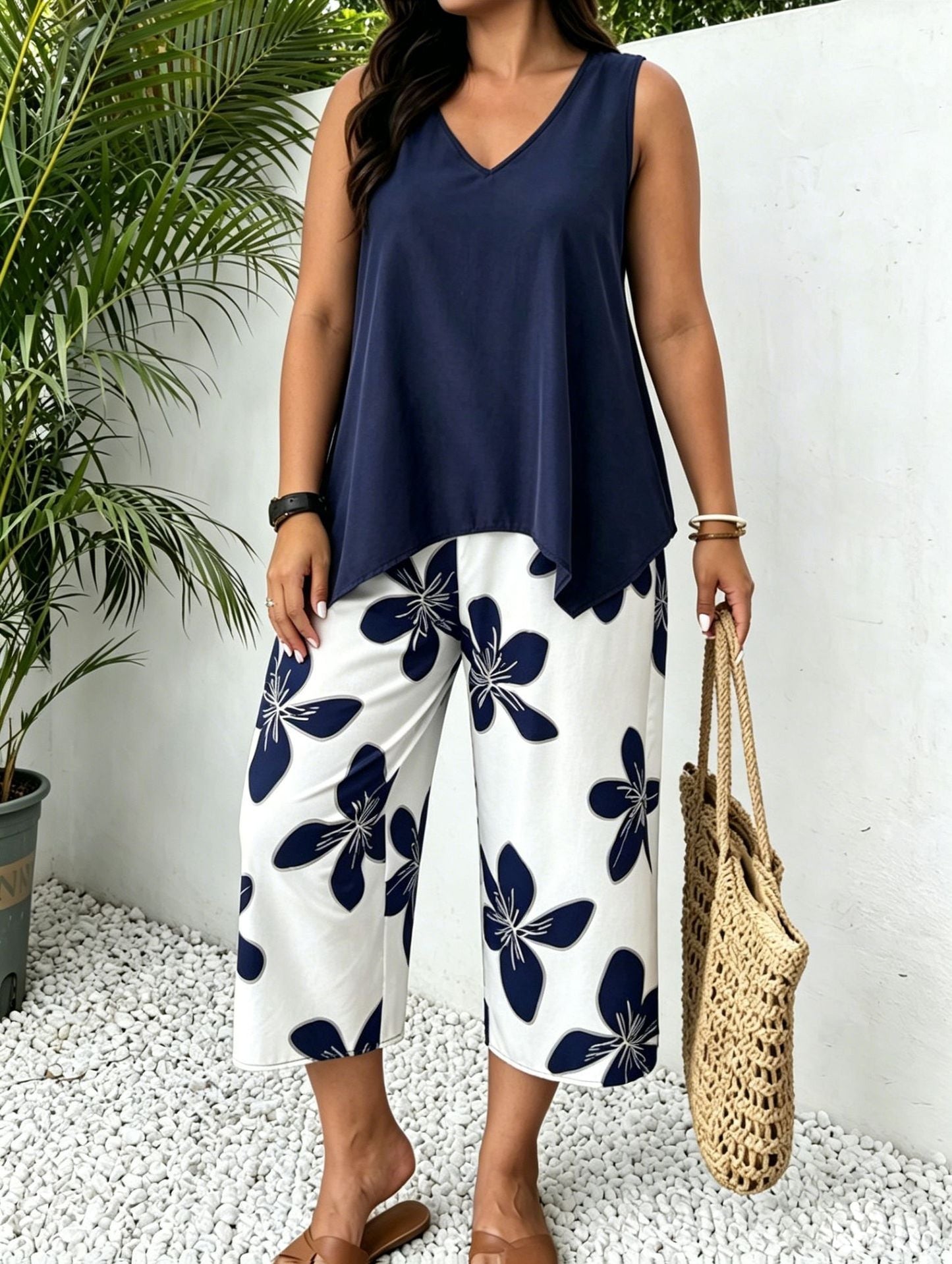 Livia Floral Print Matching Set