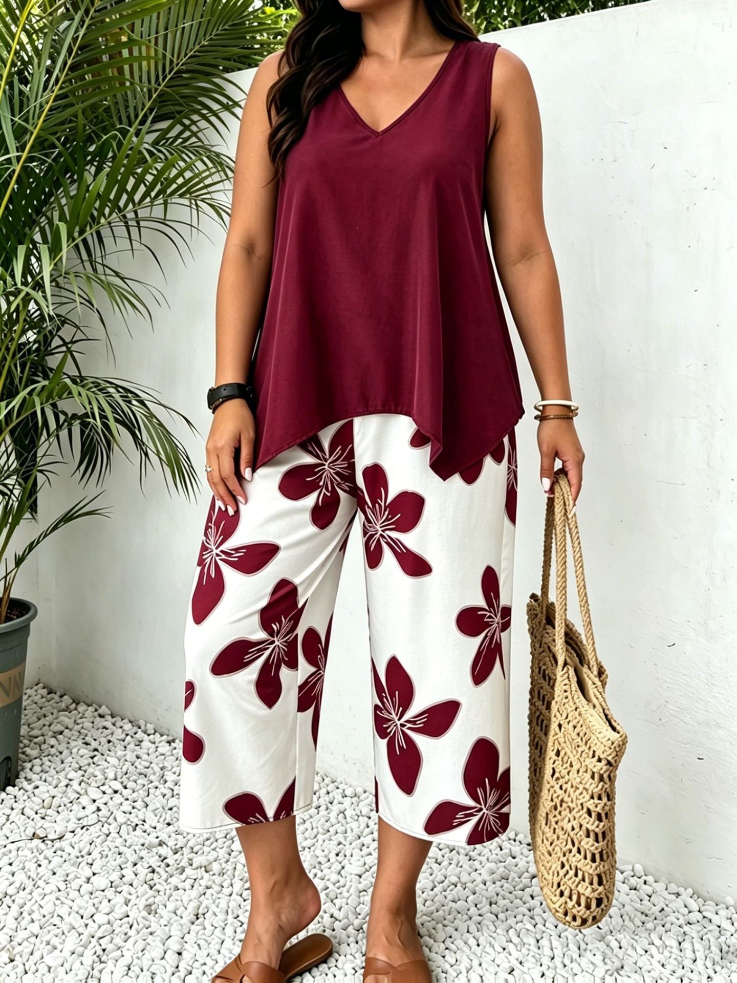 Livia Floral Print Matching Set