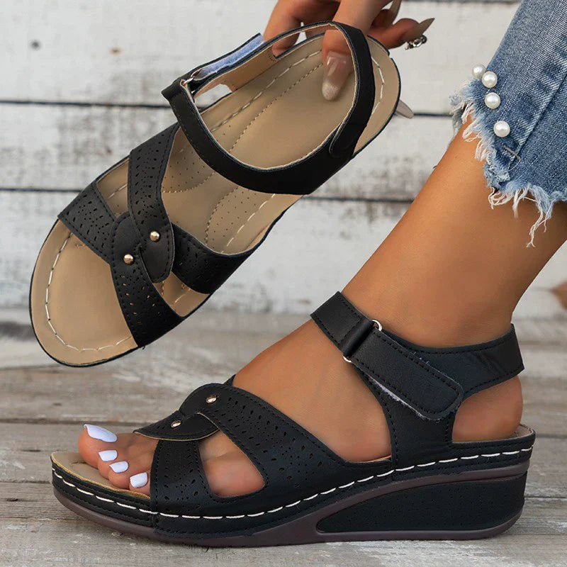 Odessa Platform Wedge Sandals