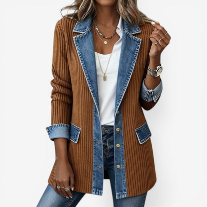 Mirelle Layered Collar Button Jacket