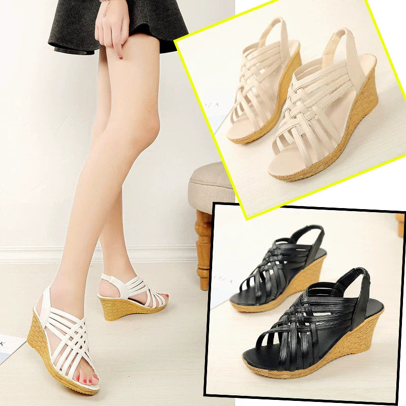Bianca Platform Wedge Sandals