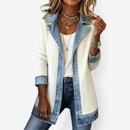Mirelle Layered Collar Button Jacket