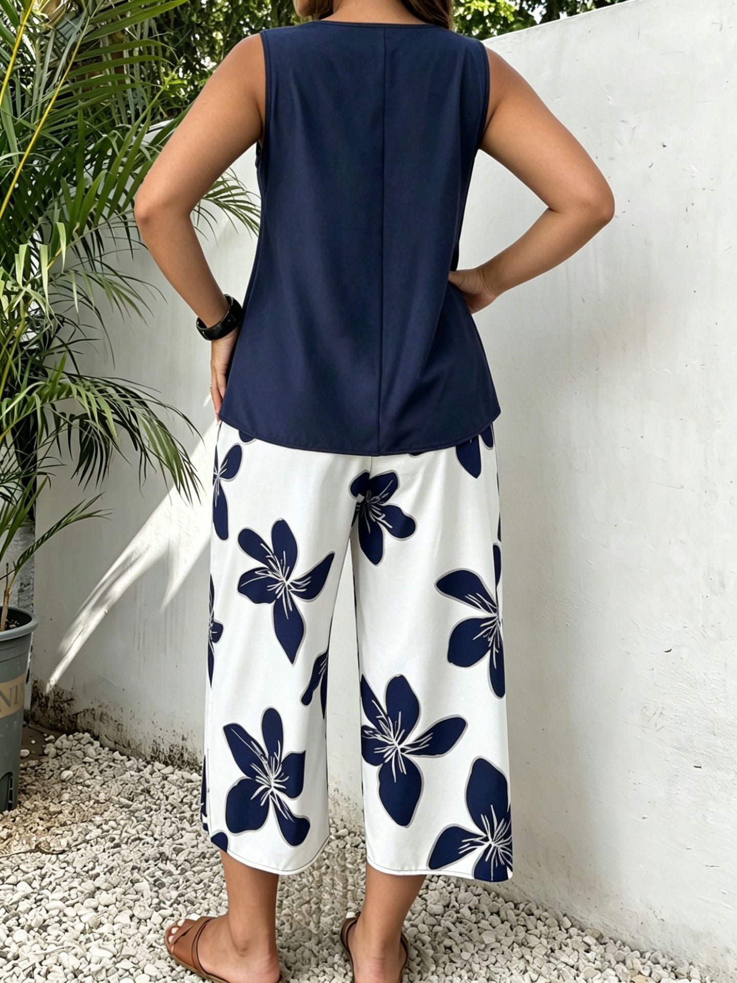 Livia Floral Print Matching Set