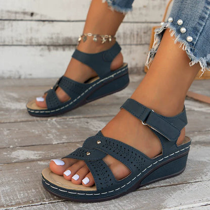 Odessa Platform Wedge Sandals