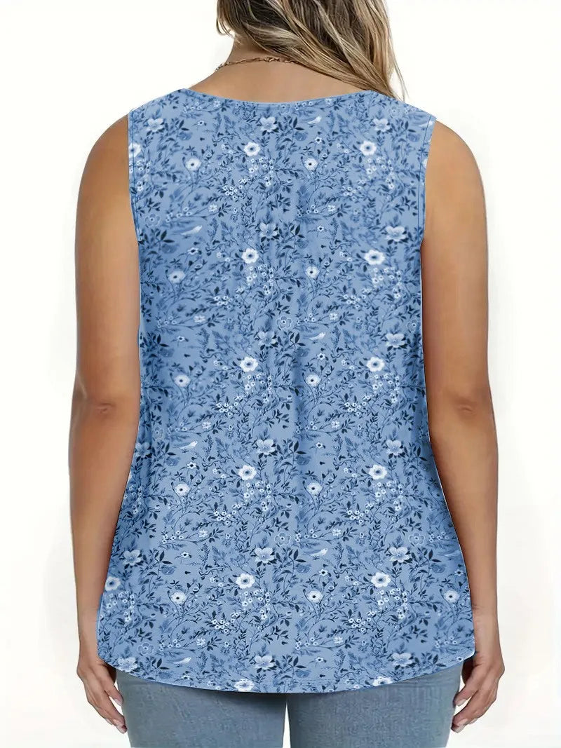 Camille Floral Casual Blouse
