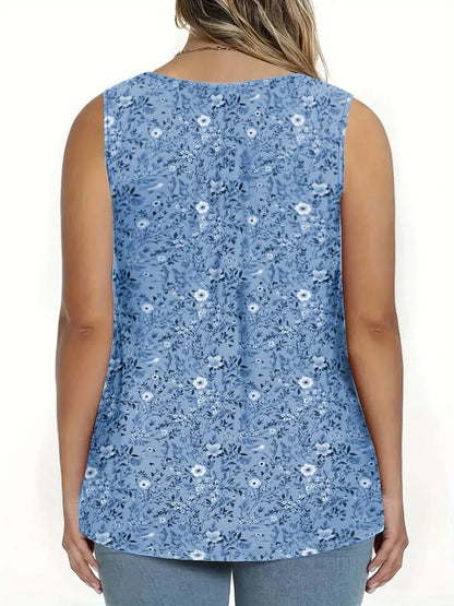 Camille Floral Casual Blouse