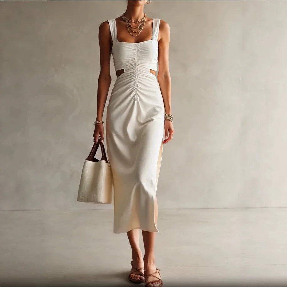 Althea Ruched Maxi Dress