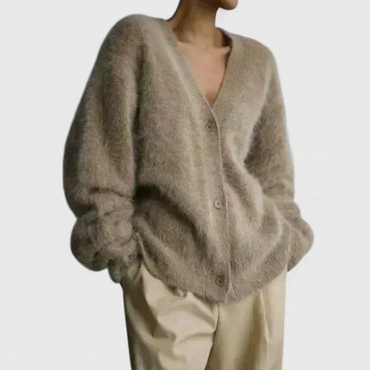 Apolline Mohair V-Neck Cardigan