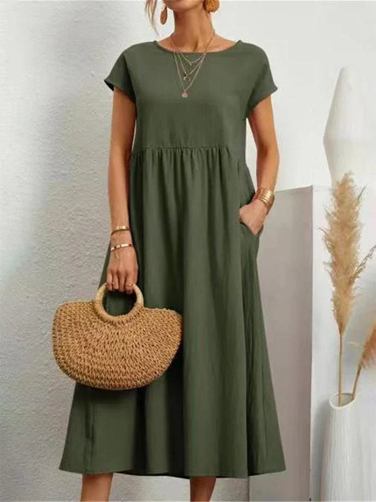 Nora Relaxed Pocket Maxi Dress