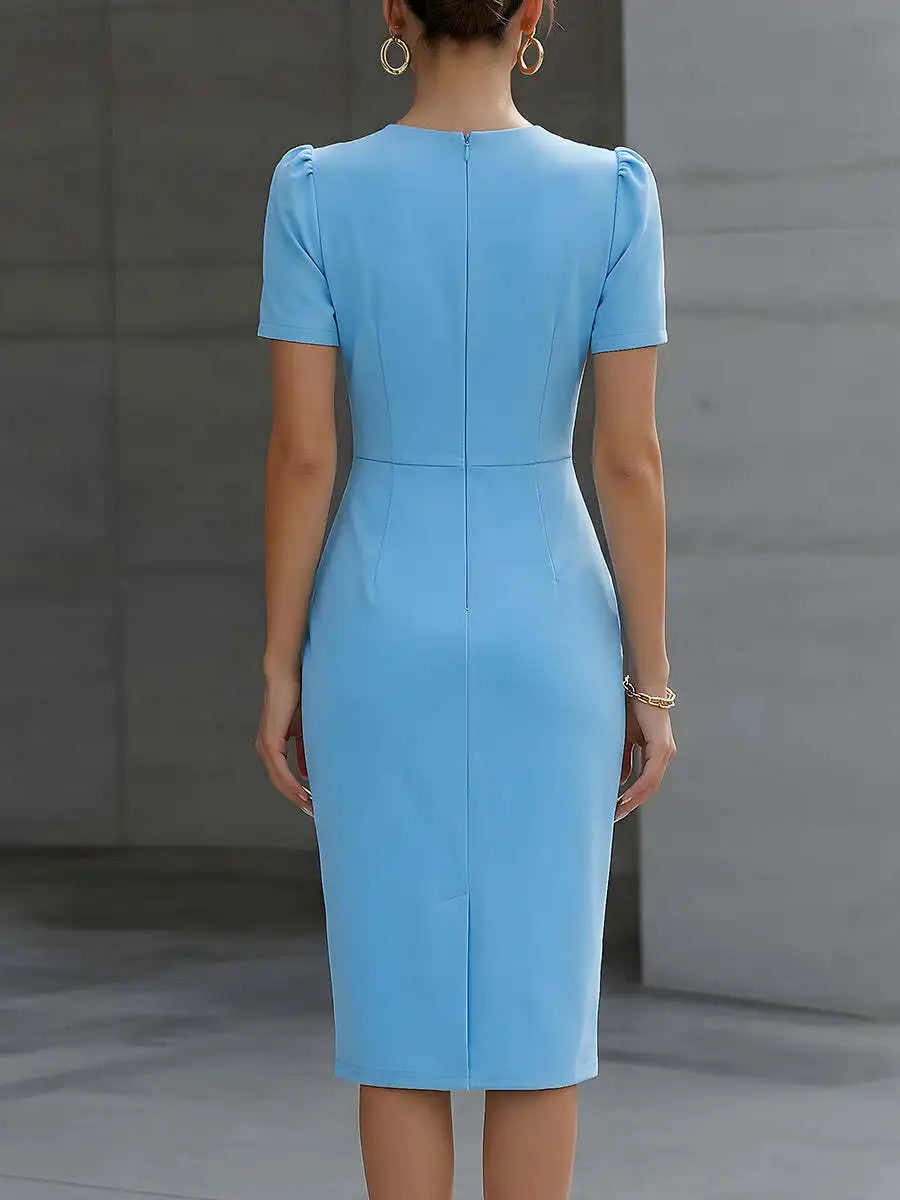 Isla Cinched Waist Midi Dress