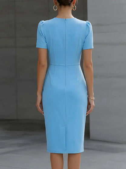 Isla Cinched Waist Midi Dress