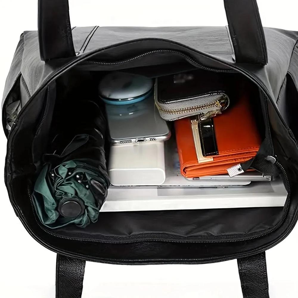 Adelina Vegan Leather Tote Bag
