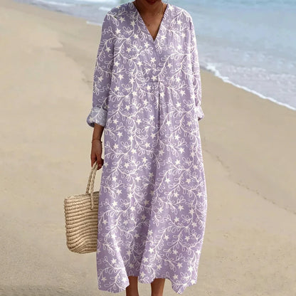 Sienna Boho Print Maxi Dress