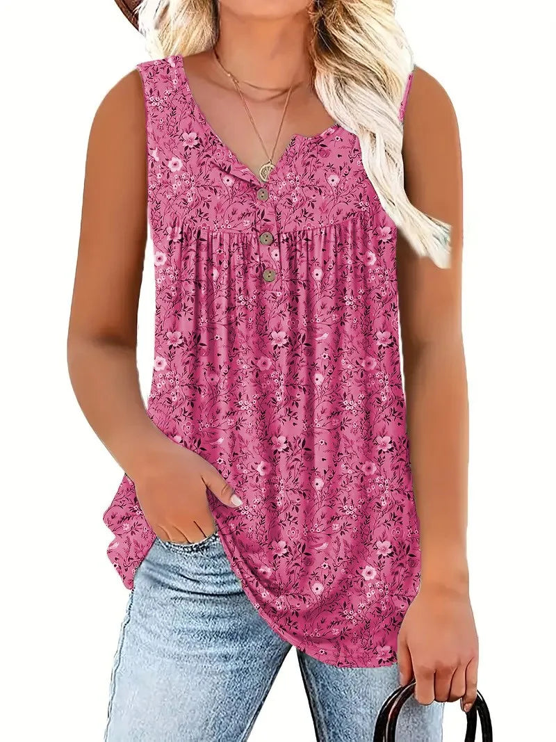 Camille Floral Casual Blouse