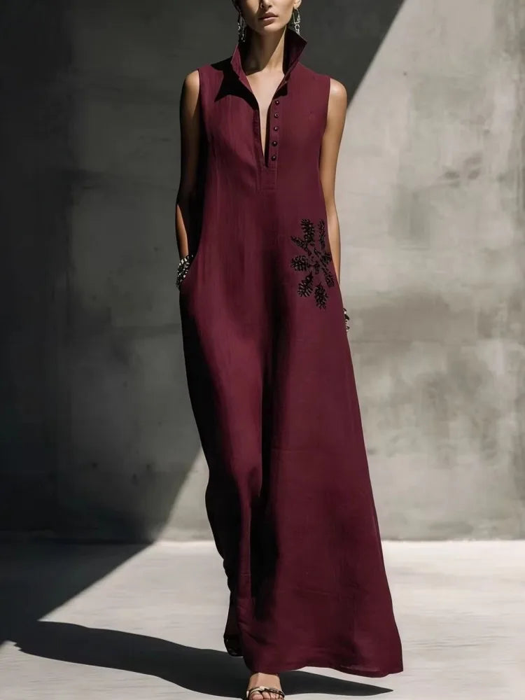 Estelle Embroidered Maxi Dress