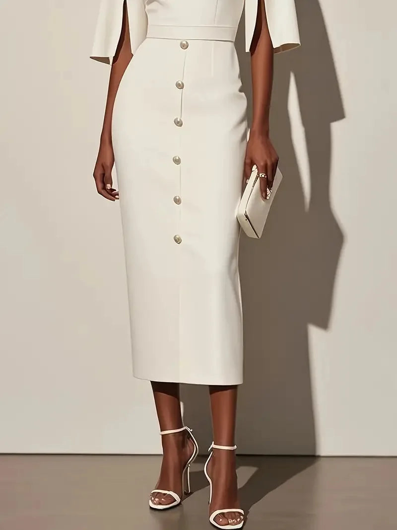 Elise Semi-Formal Cocktail Midi Dress