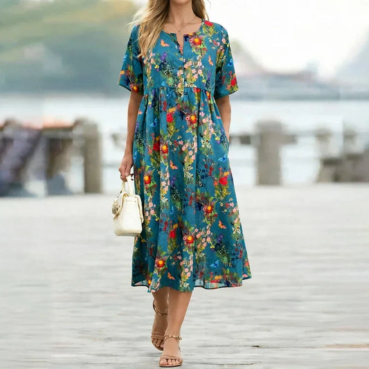 Vivienne Floral Midi Dress