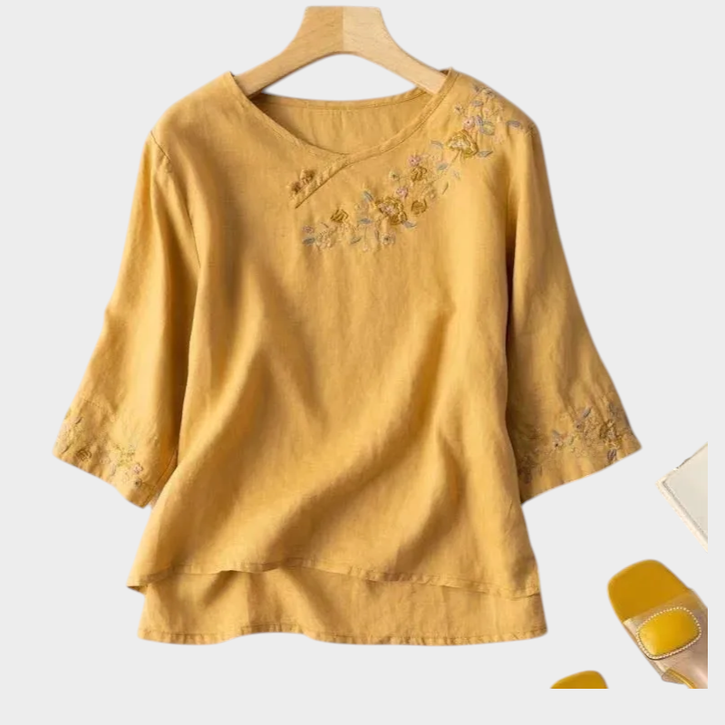 Anika Floral Embroidered Blouse