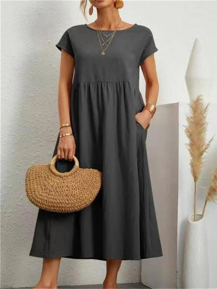 Nora Relaxed Pocket Maxi Dress