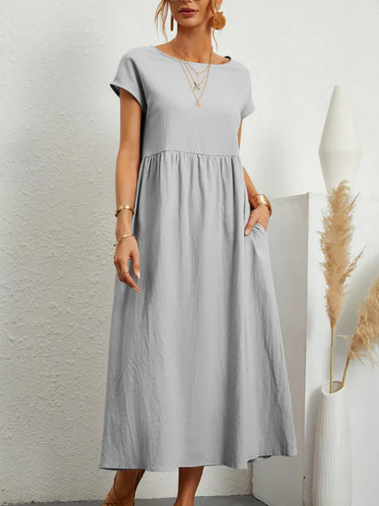Nora Relaxed Pocket Maxi Dress