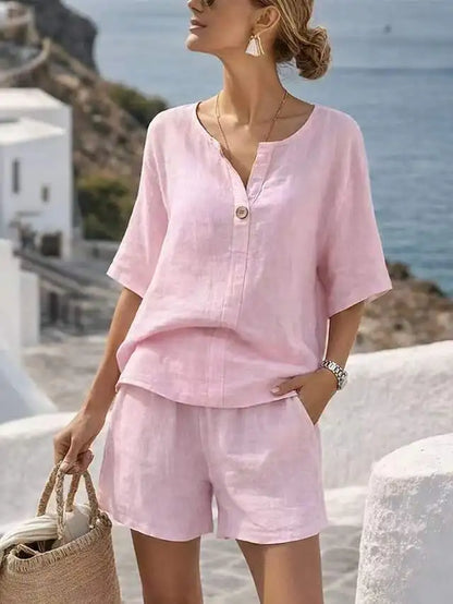 Celeste Vacation Shorts Set