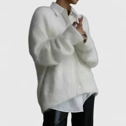 Apolline Mohair V-Neck Cardigan